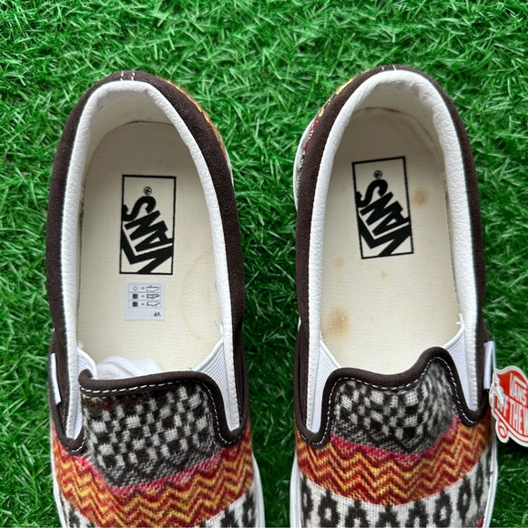 Vans Classic Slip On Fair Aisle Brown - Picture 9 of 10